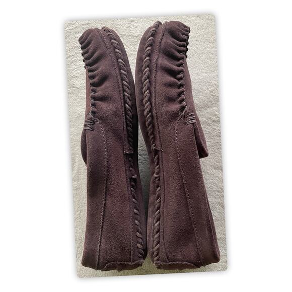 LL Bean Wicked Good Slippers Slip On Leather Moccasin Brown Shoes Men\'s Size 10M main image 6